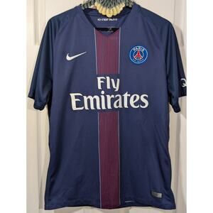 Nike PSG Paris Saint-Germain 2016 2017 Home Jersey Shirt Kit Size L Ligue 1